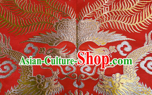 China Ancient Queen Embroidered Red Hanfu Dress Traditional Tang Dynasty Bride Wedding Costumes