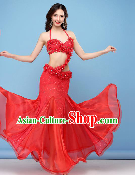 Professional Belly Dance Stage Performance Costume Indian Raks Sharki Bra and Skirt Asian Oriental Dance Uniforms