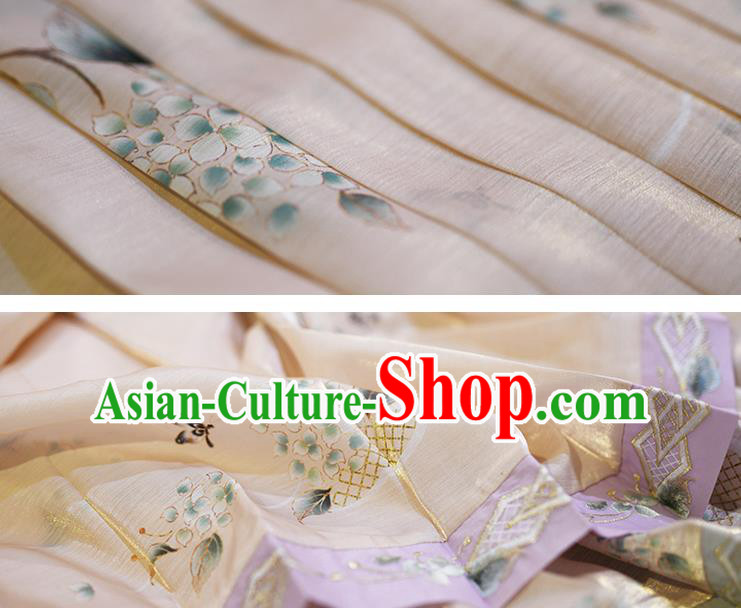 China Traditional Ming Dynasty Young Lady Clothing Ancient Patrician Woman Hanfu Dress Costumes