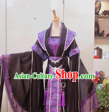 China Traditional Cosplay Jin Dynasty Court Queen Clothing Ancient Empress Hanfu Dress