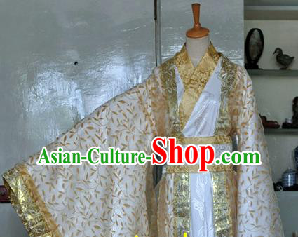 Chinese Drama Cosplay Crown Prince Apparels Han Dynasty Scholar Garment Costumes Ancient Nobility Childe Hanfu Clothing