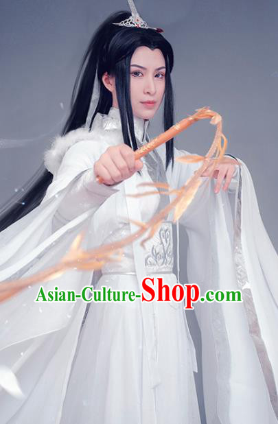 Chinese Game Cosplay Young Hero Chu Wanning Apparels Jin Dynasty Swordsman Garment Costumes Ancient Knight Clothing