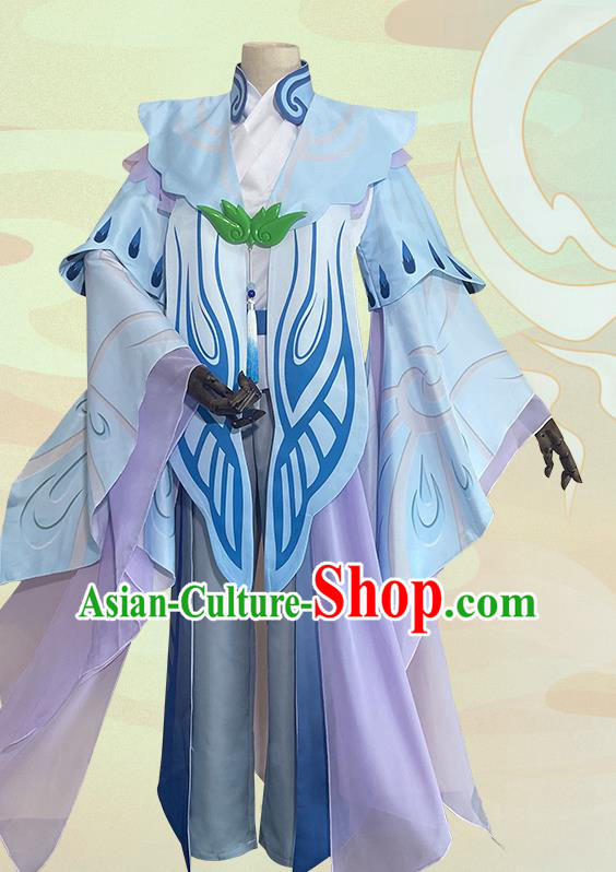 China Cosplay Character Shanguan Waner Clothing Traditional Ancient Court Beauty Dress Garment