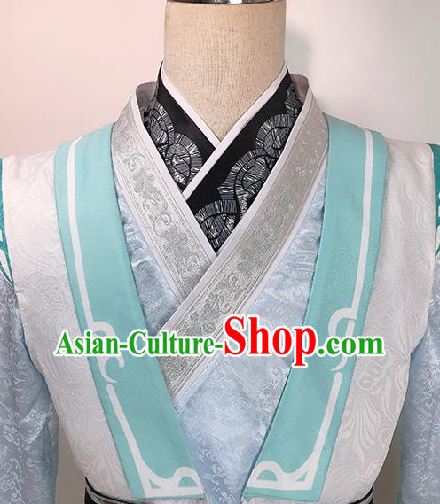 Chinese Ancient Knight Clothing Cosplay Luo Binghe Apparels Ming Dynasty Swordsman Garment Costumes