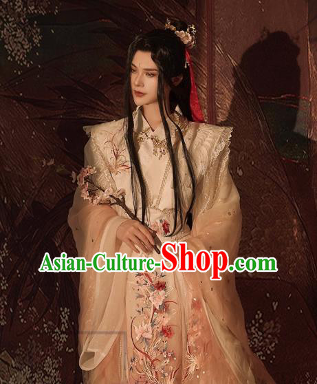 Chinese Ancient Crown Prince Xie Lian Clothing Cosplay Royal Highness Apparels Jin Dynasty Childe Garment Costumes