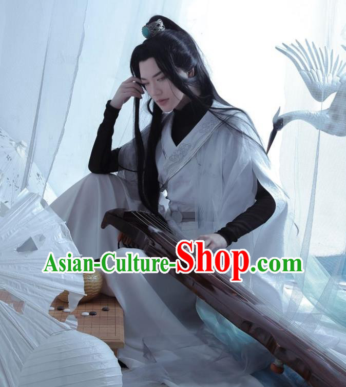 Chinese Knight Garment Costumes Ancient Noble Childe Clothing Cosplay Swordsman Chu Wanning Apparels