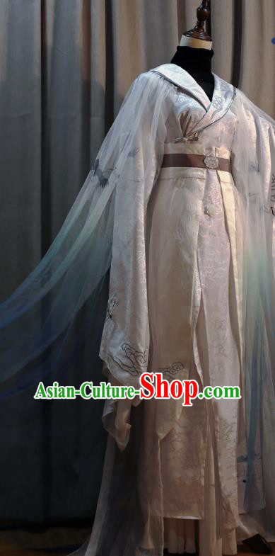 Chinese Knight Garment Costumes Ancient Noble Childe Clothing Cosplay Swordsman Chu Wanning Apparels