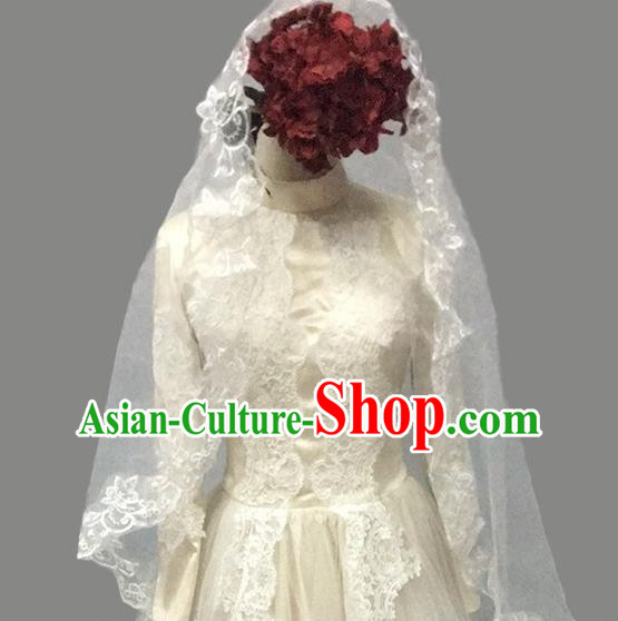 Chinese Hui Ethnic Bride Clothing Classical Embroidered Champagne Full Dress Traditional Wedding Garment Costumes