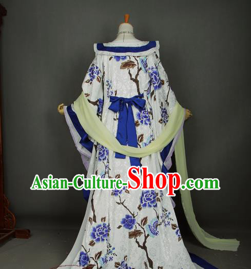 China Cosplay Court Woman Clothing Ancient Queen Garments Traditional Tang Dynasty Empress Hanfu Dress