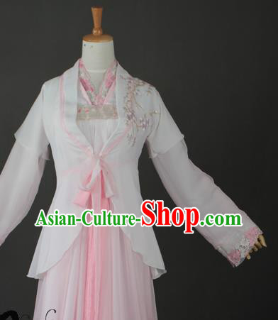 China Ancient Village Girl Garments Traditional Song Dynasty Young Lady Hanfu Dress Cosplay Servant Woman Clothing