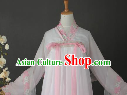 China Ancient Village Girl Garments Traditional Song Dynasty Young Lady Hanfu Dress Cosplay Servant Woman Clothing