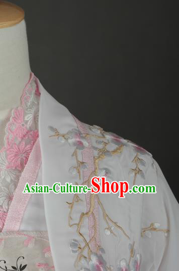 China Ancient Village Girl Garments Traditional Song Dynasty Young Lady Hanfu Dress Cosplay Servant Woman Clothing