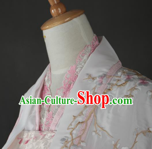 China Ancient Village Girl Garments Traditional Song Dynasty Young Lady Hanfu Dress Cosplay Servant Woman Clothing