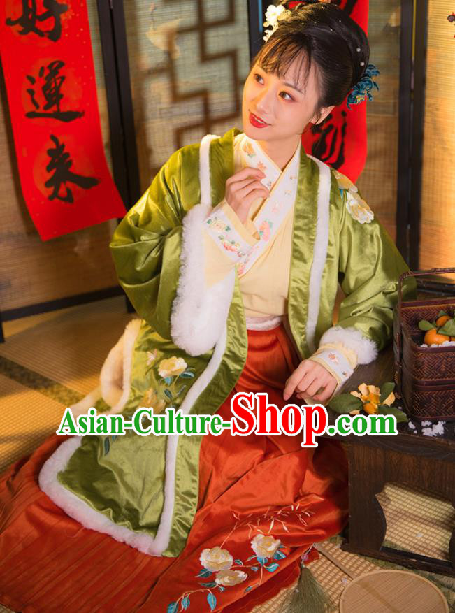 China Ancient Palace Princess Hanfu Dress Clothing Song Dynasty Imperial Infanta Garment Costumes for Women