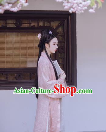 China Traditional Hanfu Garment Costumes Ancient Song Dynasty Nobility Female Historical Clothing