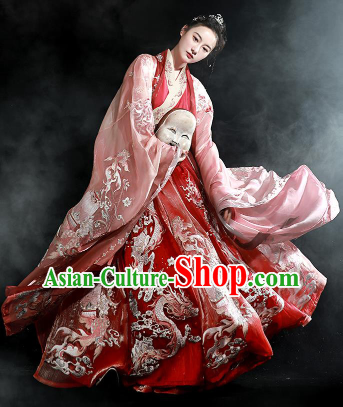 China Traditional Jin Dynasty Noble Childe Hanfu Clothing Ancient Prince Embroidered Historical Garment Costumes for Men