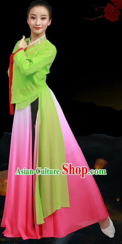 China Korean Ethnic Stage Performance Garments Minority Folk Dance Dress Korea Nationality Dance Clothing