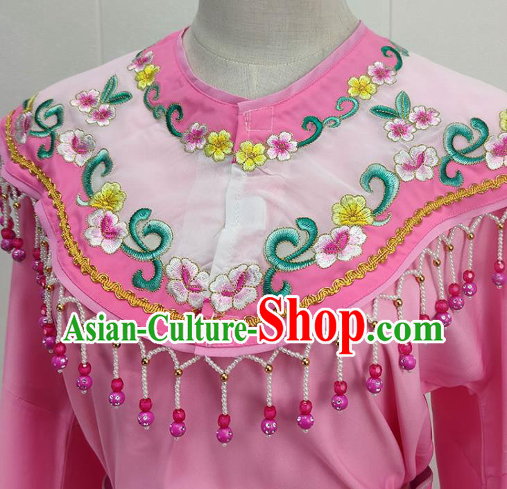 Chinese Traditional Peking Opera Hua Tan Princess Pink Dress Garments Beijing Opera Actress Clothing