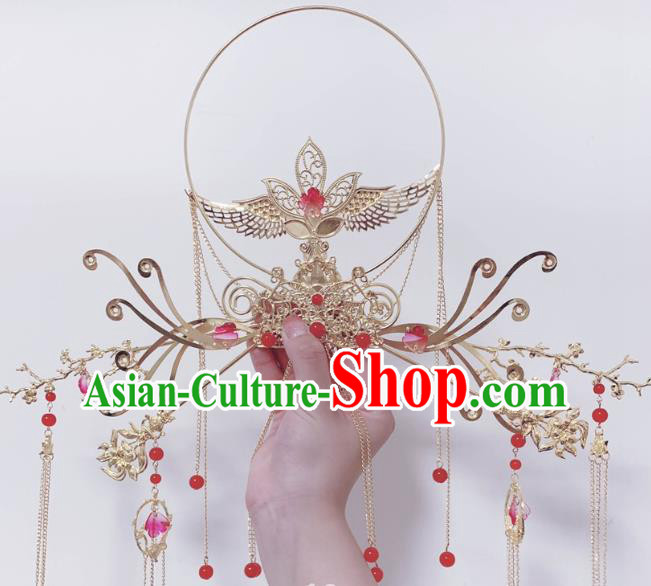 China Ancient Swordsman Hair Crown Traditional Cosplay Prince Wedding Hair Accessories