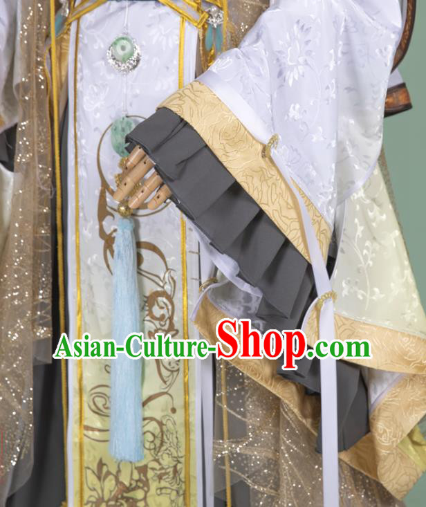 Chinese Ancient Royal King Hanfu Clothing Traditional Cosplay Han Dynasty Emperor Garment Costumes