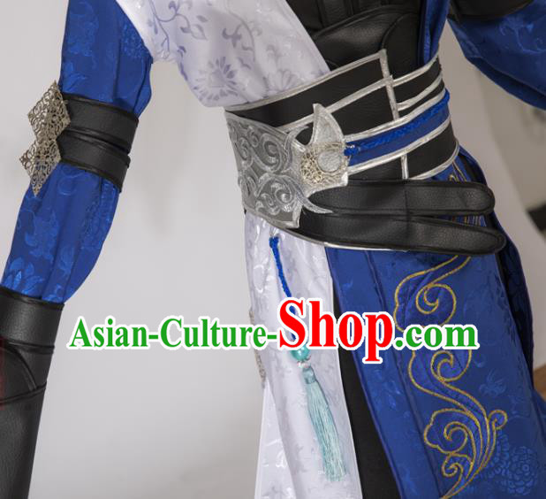 China Traditional Cosplay Female Swordsman Clothing Ancient Woman Warrior Hanfu Dress Garments