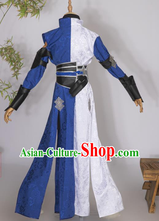 China Traditional Cosplay Female Swordsman Clothing Ancient Woman Warrior Hanfu Dress Garments