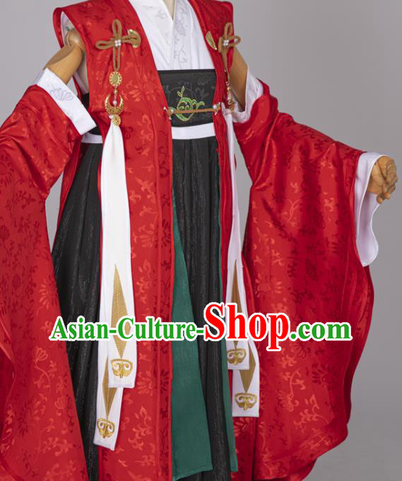 China Traditional Cosplay Female Swordsman Clothing Ancient Fairy Princess Hanfu Dress Garments