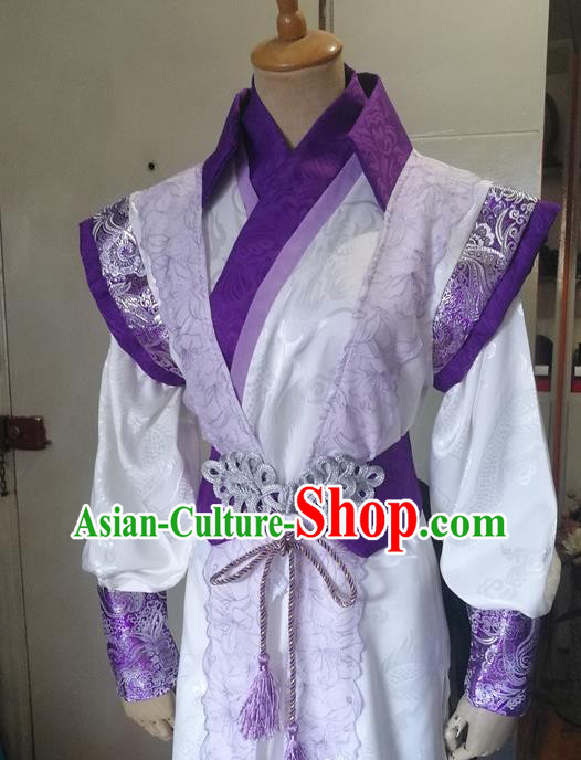 Chinese Ancient Swordsman Hanfu Clothing Drama Cosplay Prince Apparels Qin Dynasty Young Knight Garment Costumes