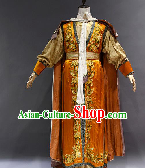 Chinese Tang Dynasty Emperor Apparels Ancient Monarch Clothing Drama Cosplay Li Shimin Garment Costume