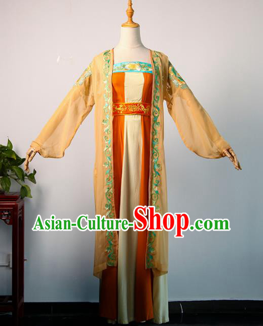 China Ancient Young Mistress Hanfu Dress Song Dynasty Poetess Garments Traditional Drama Cosplay Li Qingzhao Clothing