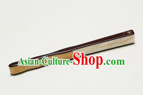 Handmade Chinese Printing Folding Fan Bamboo Fan Female Accordion Craft Fans