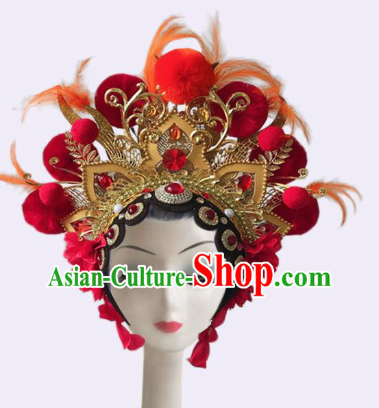 China Opera Performance Headdress Classical Dance Hair Crown Drama Dance Hair Accessories