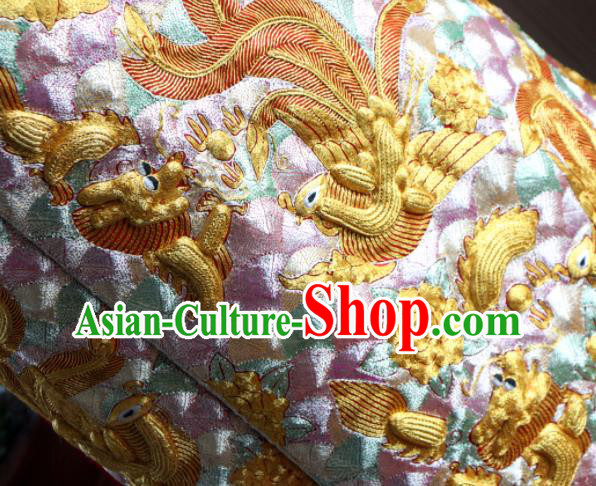 Chinese Traditional Wedding Garment Costumes Bride Xiuhe Suits Embroidered Phoenix Champagne Dress