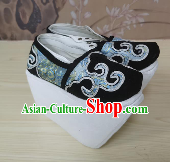 China Peking Opera Scholar Shoes Ancient Young Childe Shoes Beijing Opera Xiaosheng Shoes