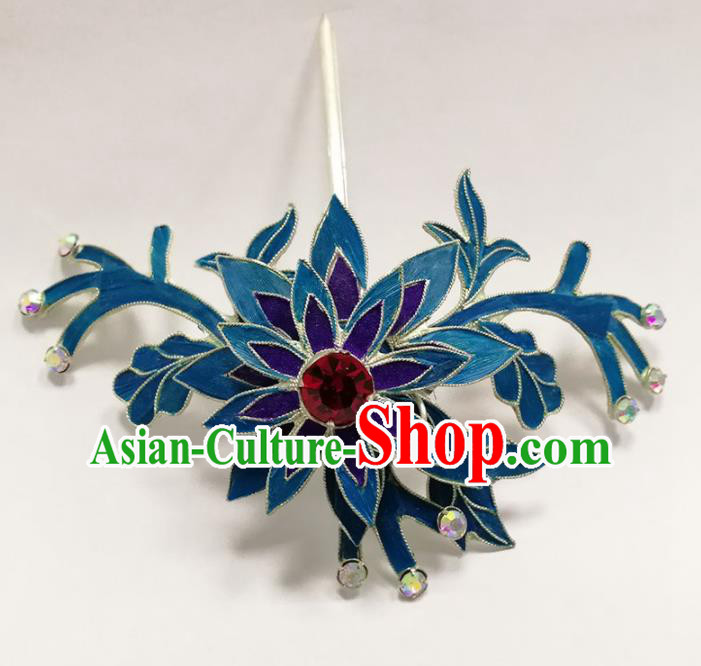 Chinese Opera Actress Hairpin Traditional Beijing Opera Hua Tan Headwear Yue Opera Diva Hair Accessories