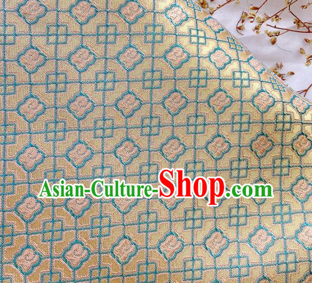 China Hanfu Dress Jacquard Song Brocade Tang Suit Damask Classical Pattern Satin Tapestry Traditional Silk Fabric