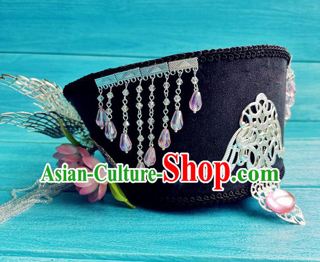 China Drama Ruyi Royal Love in the Palace Headdress Traditional Qing Dynasty Empress Hair Crown Ancient Queen Hat