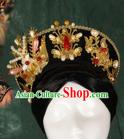 China Traditional Qing Dynasty Imperial Consort Headwear Ancient Noble Woman Wigs and Hairpins Drama Ruyi Royal Love in the Palace Wei Yanwan Hairpieces