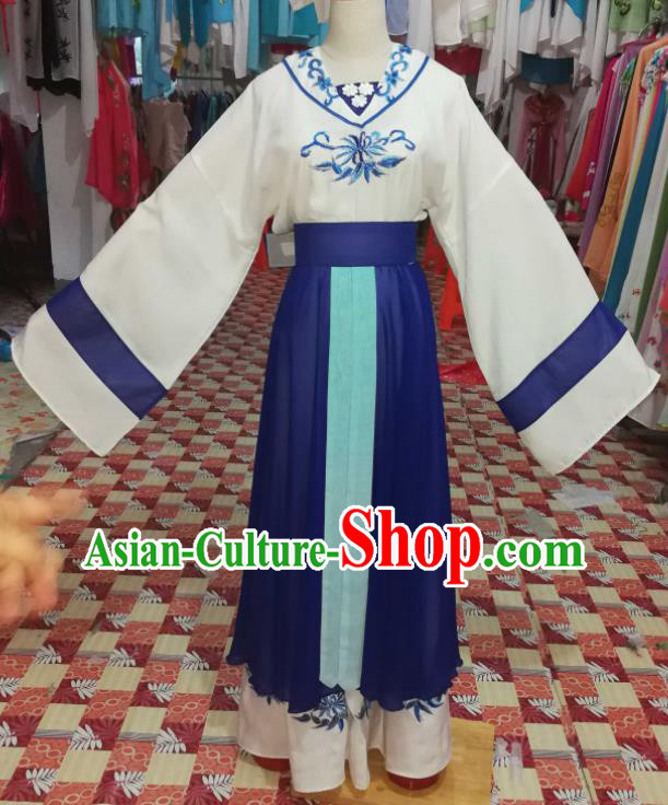 China Guangdong Opera Actress Dress Outfits Traditional Peking Opera Actress Clothing Ancient Country Woman Garment Costumes
