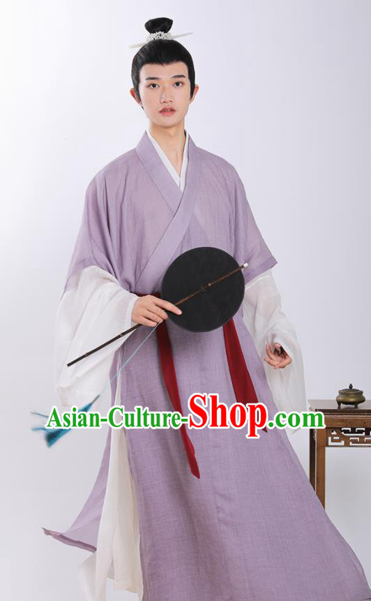 China Ming Dynasty Young Childe Clothing Ancient Scholar Garment Costumes Traditional Hanfu Apparels for Men