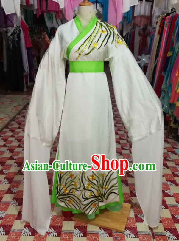 China Ancient Courtesan Li Wa Garment Costumes Shaoxing Opera Actress Dress Outfits Traditional Peking Opera Diva Clothing