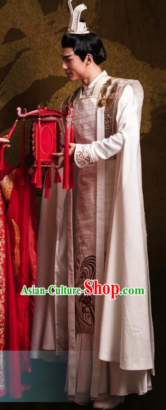 Chinese Tang Dynasty Childe Dance Garments Classical Dance Costume Ancient Prince Clothing Male Stage Performance Uniforms