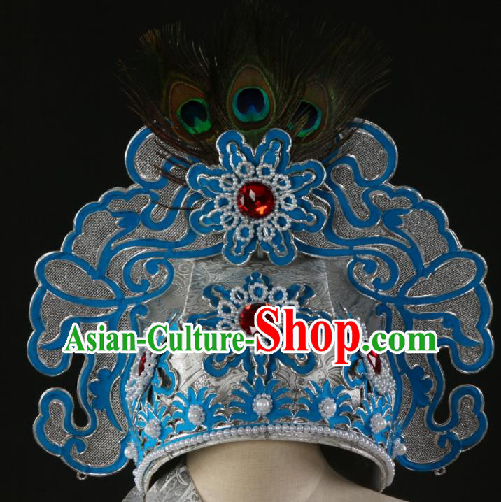 Chinese Peking Opera Niche Hat Ancient Scholar Headwear Beijing Opera Xiaosheng Liang Shanbo Headdress