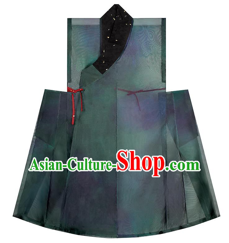 China Ancient Male Garment Costumes Traditional Ming Dynasty Swordsman Historical Hanfu Clothing