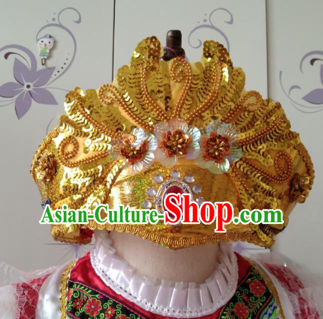 Custom Russia Dance Hair Crown Modern Dance Hair Accessories Russian Traditional Dance Hat Headdress