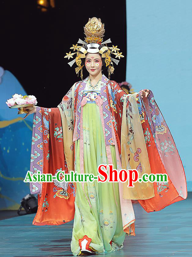 China Tang Dynasty Empress Apparels Traditional Court Woman Replica Garment Costumes Ancient Imperial Concubine Hanfu Dress Clothing