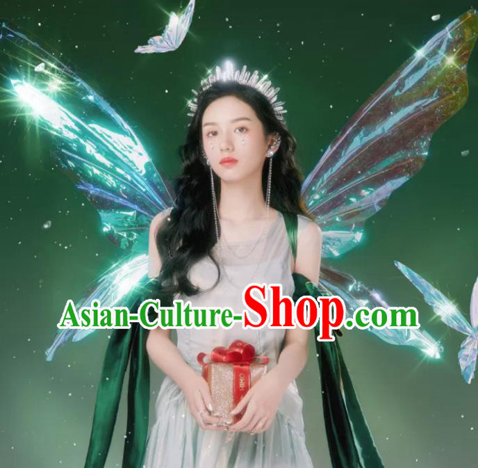 Custom Miami Stage Show Back Accessories Catwalks Props Christmas Day Performance Dragonfly Wings