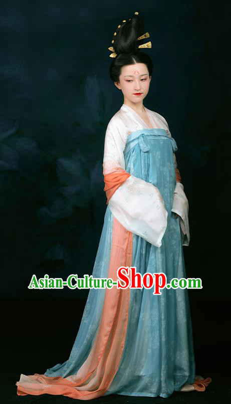 China Tang Dynasty Palace Princess Clothing Traditional Court Historical Garment Costumes Ancient Imperial Consort Hanfu Dress for Women