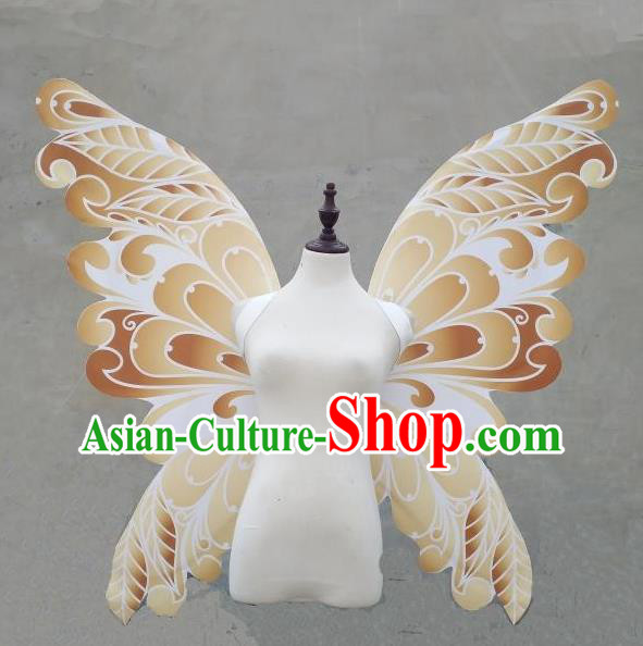 Custom Miami Stage Show Back Decorations Cosplay Fancy Ball Props Catwalks Butterfly Wings Halloween Performance Wear Carnival Parade Accessories