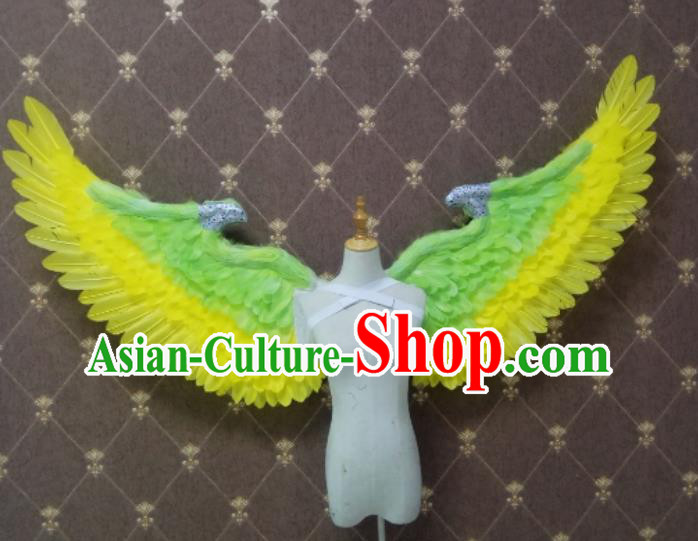 Custom Stage Show Props Opening Dance Angel Wear Miami Show Accessories Christmas Feathers Wings Halloween Performance Decorations